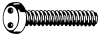 Metrische Schrauben mit Zweilochantrieb, PAN-HEAD-Kopf Art. 3644 