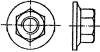 Kombimuttern mit beweglicher Scheibe Art. 3154 