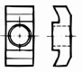 Hakenkopf-Gewindeplatten, (Gleitmuttern) fr Profil 40/22 Art. 1998 