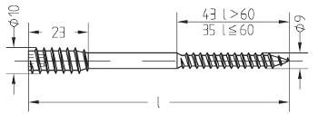 Distanzschrauben, mit Innensechskant Schlüsselweite 4 Art. 1446 