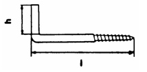 Gardinenschraubhaken mit Holzgewinde Art. 3736 