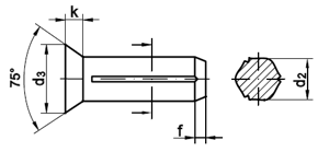 Senkkerbngel ISO 8747 