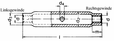 Spannschlomutter aus Stahlrohr, geschlossene Form, ohne Zubehr DIN 1478 