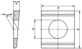 DIN 434 - Scheiben für U-Träger, vierkant, keilförmig 8 %