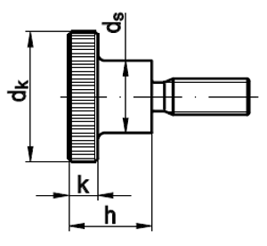 Rndelschrauben hohe Form DIN 464 