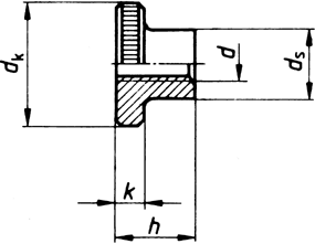 Rndelmuttern hohe Form DIN 466 