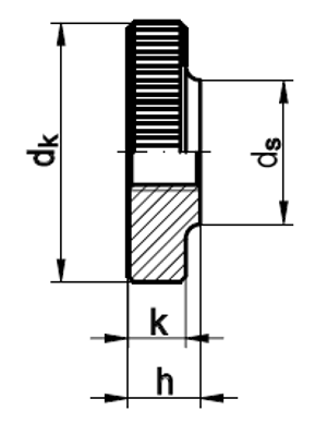 Rndelmuttern niedrige Form DIN 467 