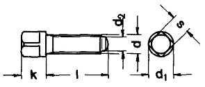 Vierkantschrauben mit Bund und Ansatzkappe DIN 480 