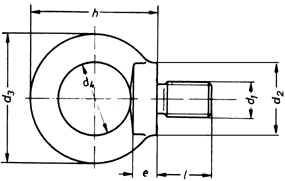 Ringschrauben DIN 580 