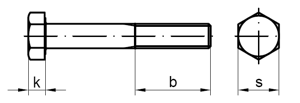 Sechskantschrauben mit Muttern DIN 601 