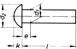 Halbrundniete DIN 660 