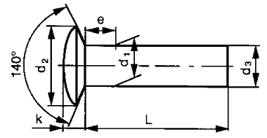 Linsenniete (Blechniete) DIN 662 