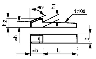 Nasenkeile ISO 774 