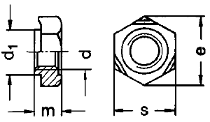 Sechskant-Schweimuttern DIN 929 