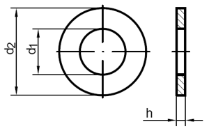 Pascheiben DIN 988 